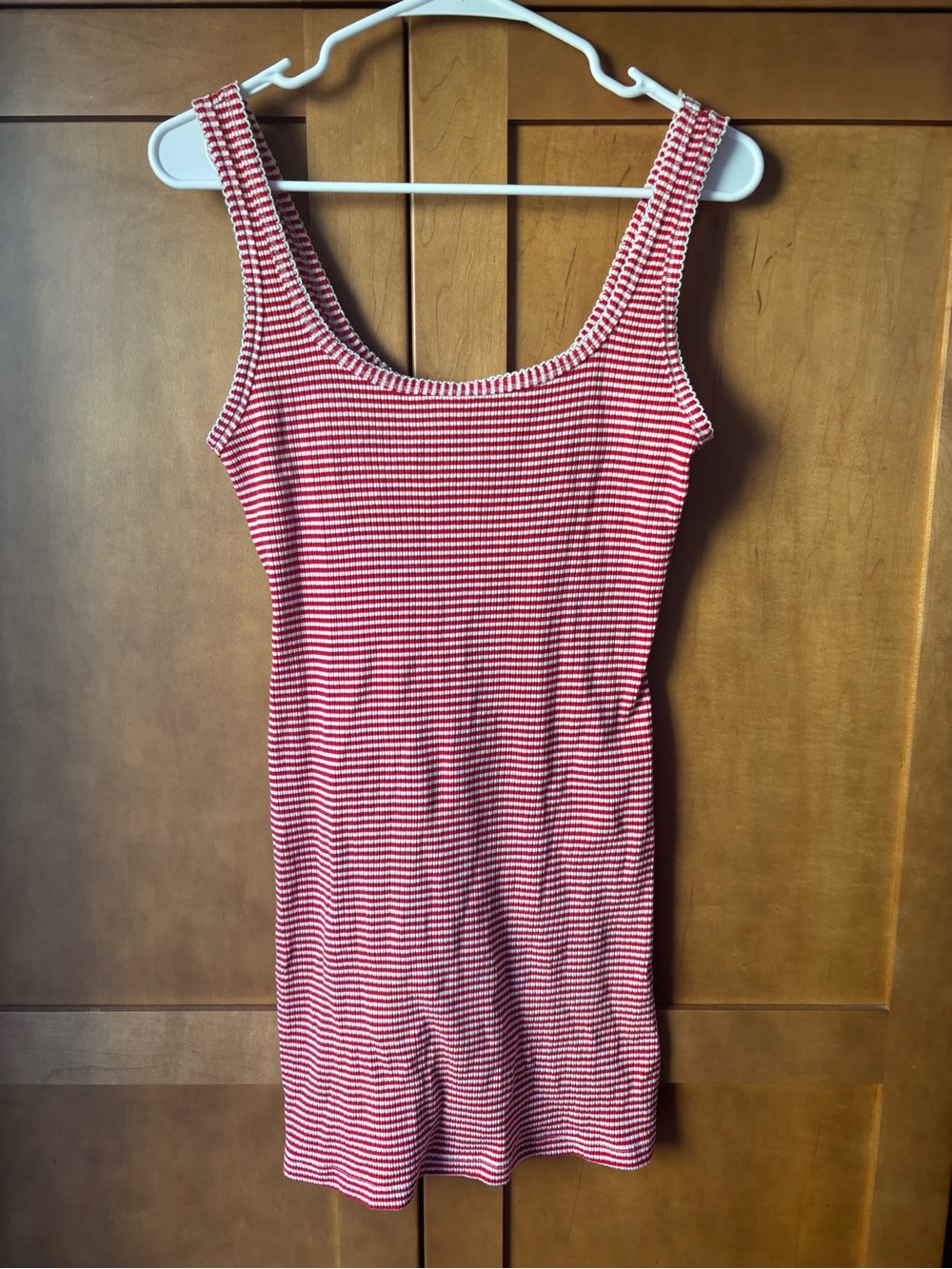 Target bodycon ribbed Striped Tank Dress